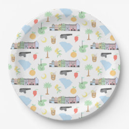 Prato De Papel Placas de papel da Carolina do Sul