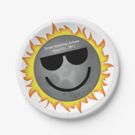 Prato De Papel Placas de papel da peça do eclipse