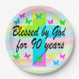 Prato De Papel PLACAS DE PAPEL DE ANIVERSÁRIO CHRISTIANO bonito