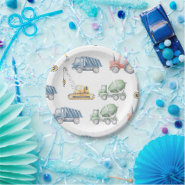 Prato De Papel Placas de Papel de Aniversário para Caminhões de C