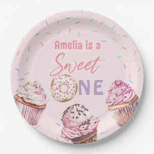 Prato De Papel Placas de papel de aniversário para Cupcake e Rosq