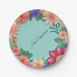 Prato De Papel Placas de papel de artesanato com motivos flexívei