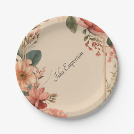 Prato De Papel Placas de papel de artesanato com motivos flexívei