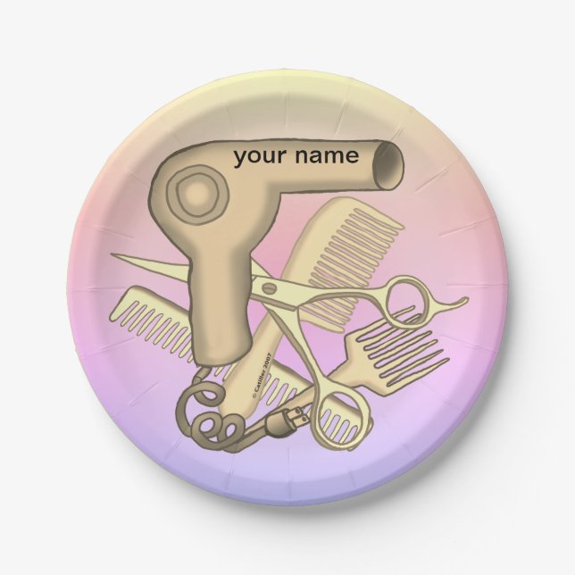 Prato De Papel Placas de papel de beleza (Frente)