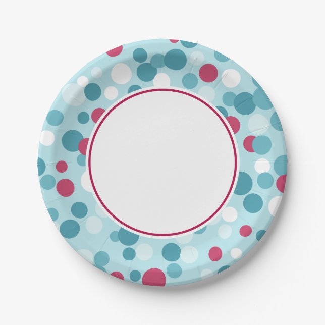 Prato De Papel Placas de Papel de Berries de Natal (Frente)