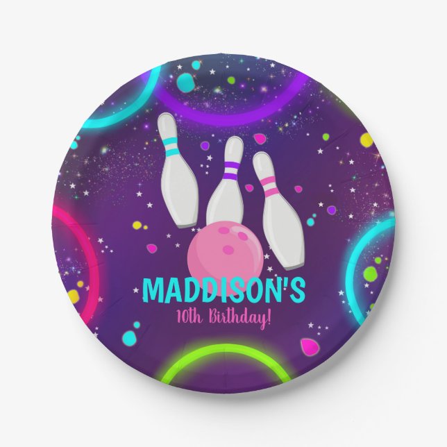 Prato De Papel Placas de papel de boliche (Frente)