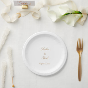 Prato De Papel Placas De Papel De Casamento De Esquadrão De Bordo