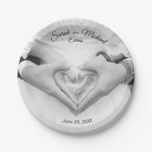 Prato De Papel Placas De Papel De Casamento De Fotos Tradicionais