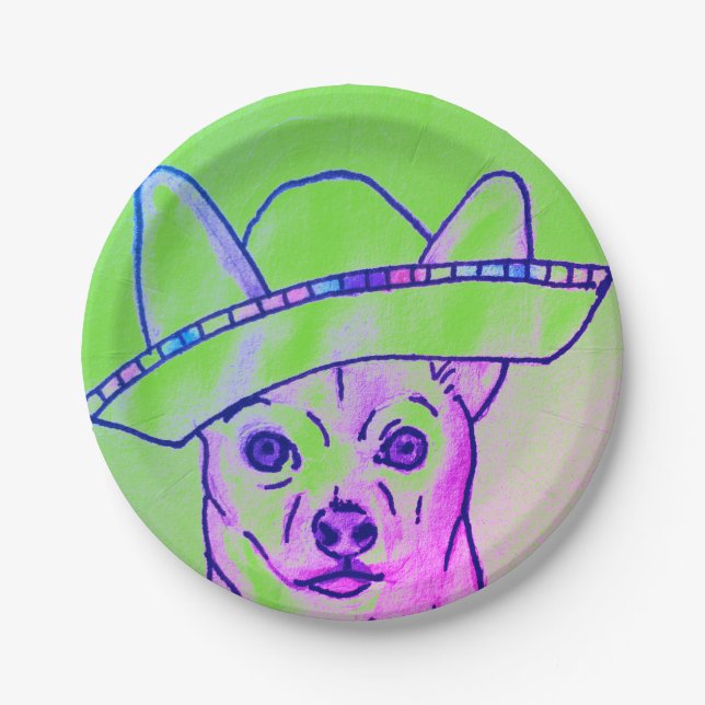 Prato De Papel Placas de papel de Cinco de Mayo (Frente)