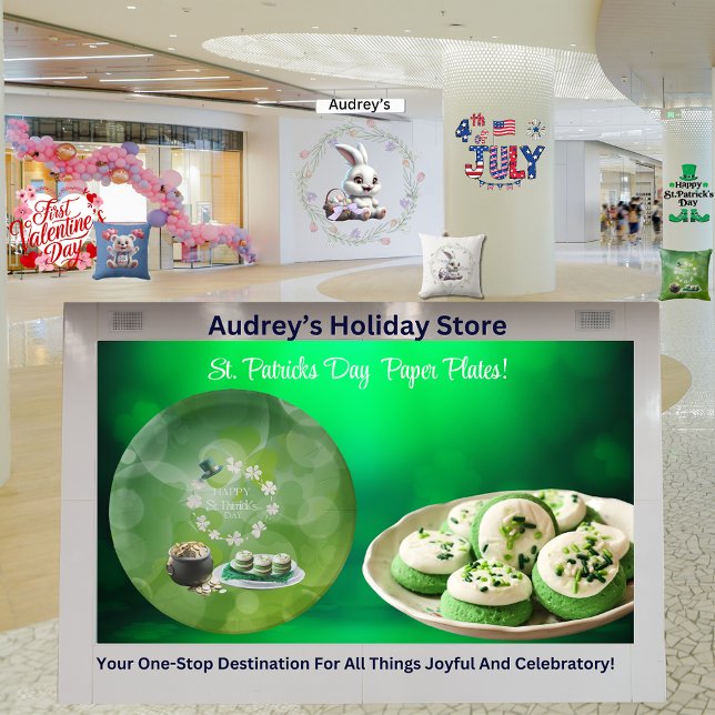 Prato De Papel Placas de papel de Dia de São Patrício (Criador carregado)