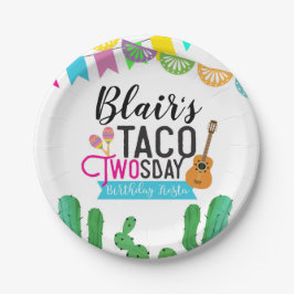 Prato De Papel Placas de papel de dois dias para o Taco