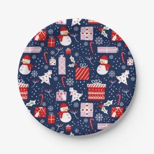 Prato De Papel Placas de papel de Natal