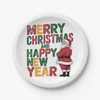 Prato De Papel Placas de papel de Natal