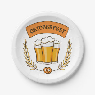 Prato De Papel Placas de papel de Oktoberfest