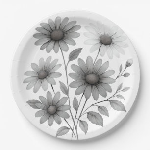 Prato De Papel Placas de papel - Design de margarida - Corrine &