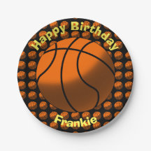 Placas de papel do basquetebol