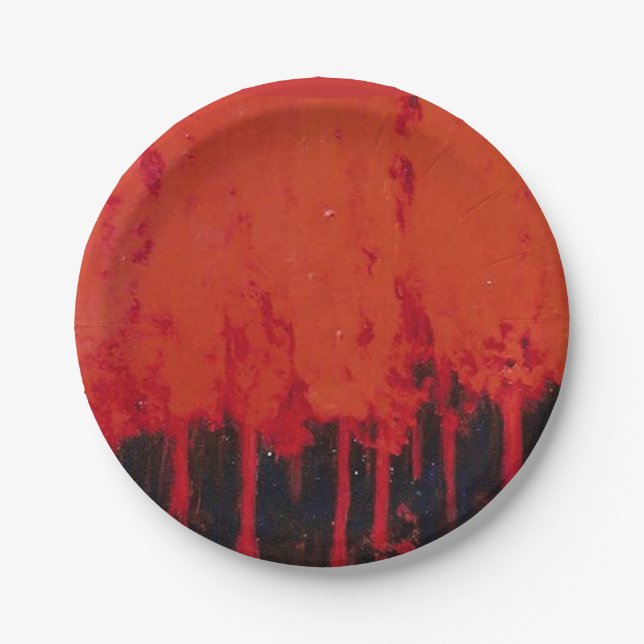 PRATO DE PAPEL PLACAS DE PAPEL DO FERIADO (Frente)