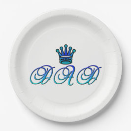 Prato De Papel Placas de papel do PAI 9"