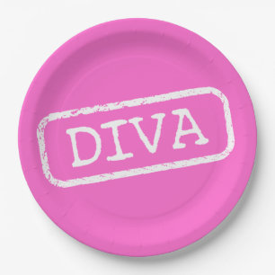 Prato De Papel Placas de papel do partido da DIVA