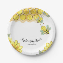 Placas de papel do partido da mostra do bebê da