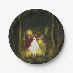Prato De Papel Placas de papel do partido do Dia das Bruxas
