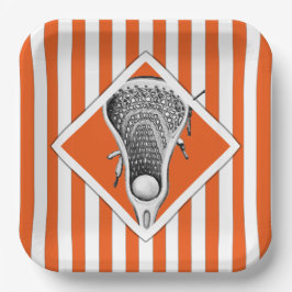 Prato De Papel Placas de papel do Partido Lacrosse