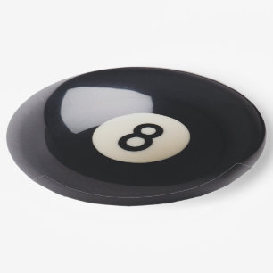 Prato De Papel Placas de papel do Snooker 8-Ball dos bilhar