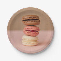 Placas de papel dos Macaroons/Macarons