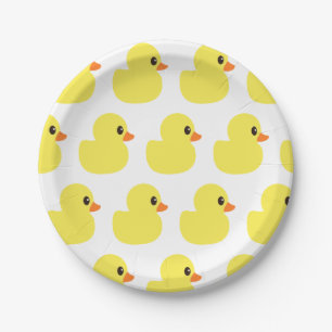 Prato De Papel Placas de papel "Ducky" de borracha