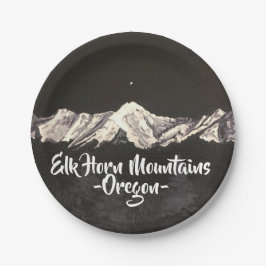 Prato De Papel Placas de papel Elk Horn