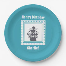 Placas de papel FEITAS SOB ENCOMENDA da FOTO, do