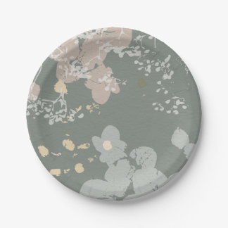 Prato De Papel Placas De Papel Floral Da Boêmia Para Chá de frald