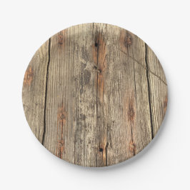 PRATO DE PAPEL PLACAS DE PAPEL FOTOGRÁFICO DE GRÃOS DE MADEIRA