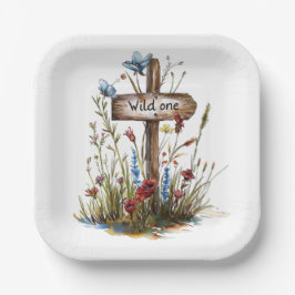 Prato De Papel Placas de Papel Girly Wild