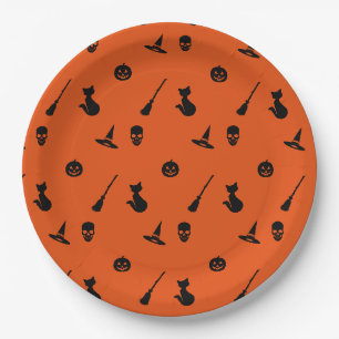 Prato De Papel Placas de papel Halloween