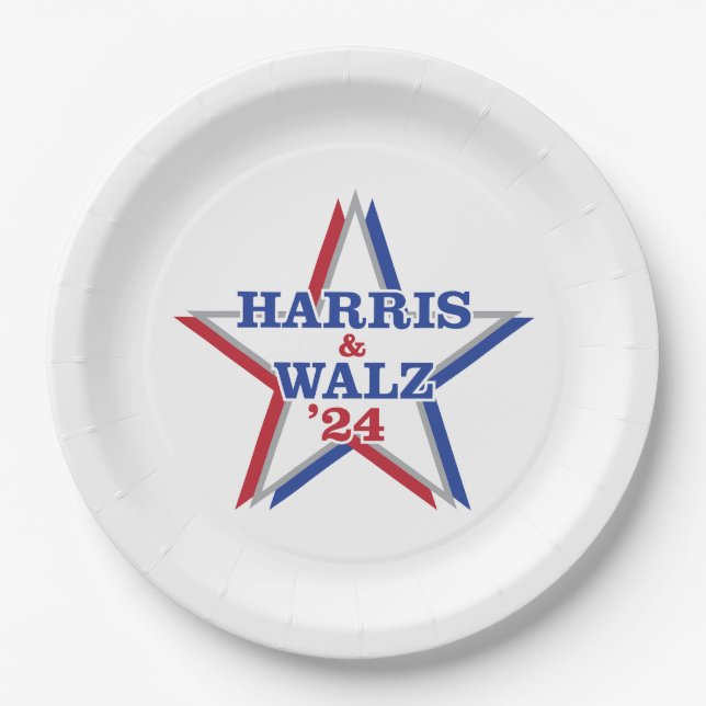 Prato De Papel Placas de papel HARRIS & WALZ '24 (Frente)