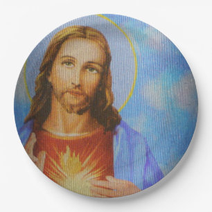 Prato De Papel Placas de papel Jesus