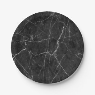 Prato De Papel Placas de papel, mármore preto