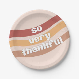 Prato De Papel Placas De Papel Muito Agradecidas