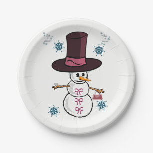 Prato De Papel Placas de papel Natal