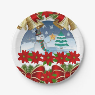 Prato De Papel Placas de papel Natal