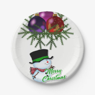 Prato De Papel Placas de papel Natal
