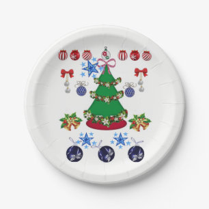 Prato De Papel Placas de papel Natal