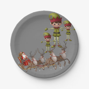 Prato De Papel Placas de papel Natal