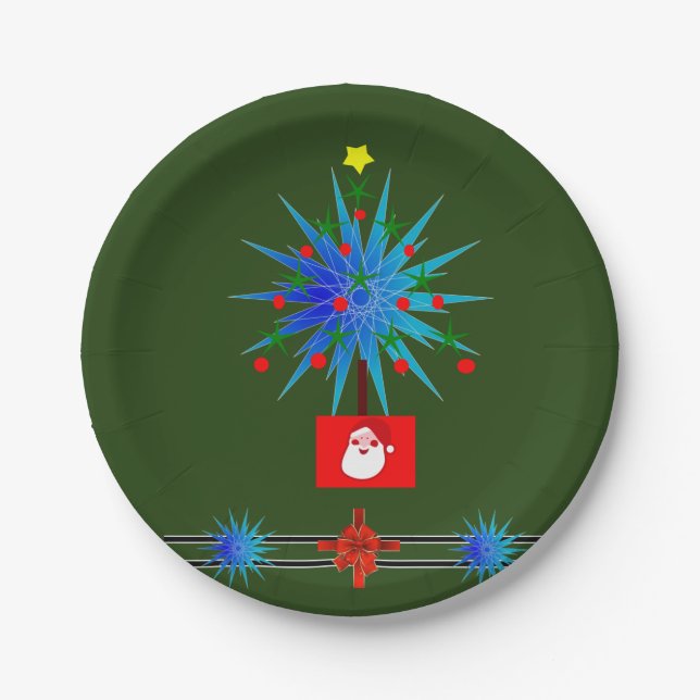 Prato De Papel Placas de papel Natal (Frente)