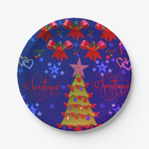 Prato De Papel Placas de papel Natal