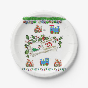 Prato De Papel Placas de papel Natal