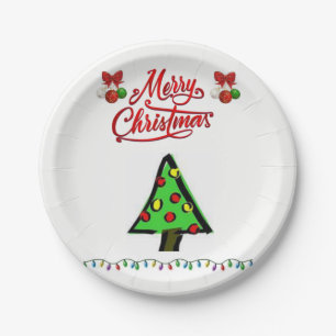 Prato De Papel Placas de papel Natal