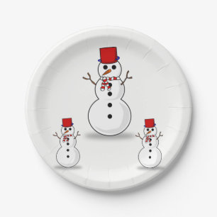 Prato De Papel Placas de papel Natal