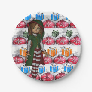 Prato De Papel Placas de papel Natal